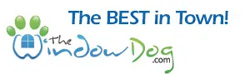 The Window Dog: The BEST in Town! badge